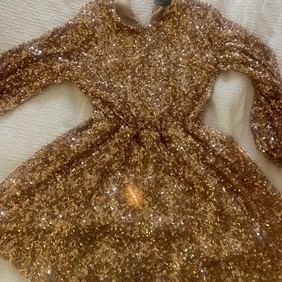 anthropologie glitter dress Beyonce Bateau Blue Sequined Long Sleeves Celebrity Prom Dresses Brit –  Okeydress